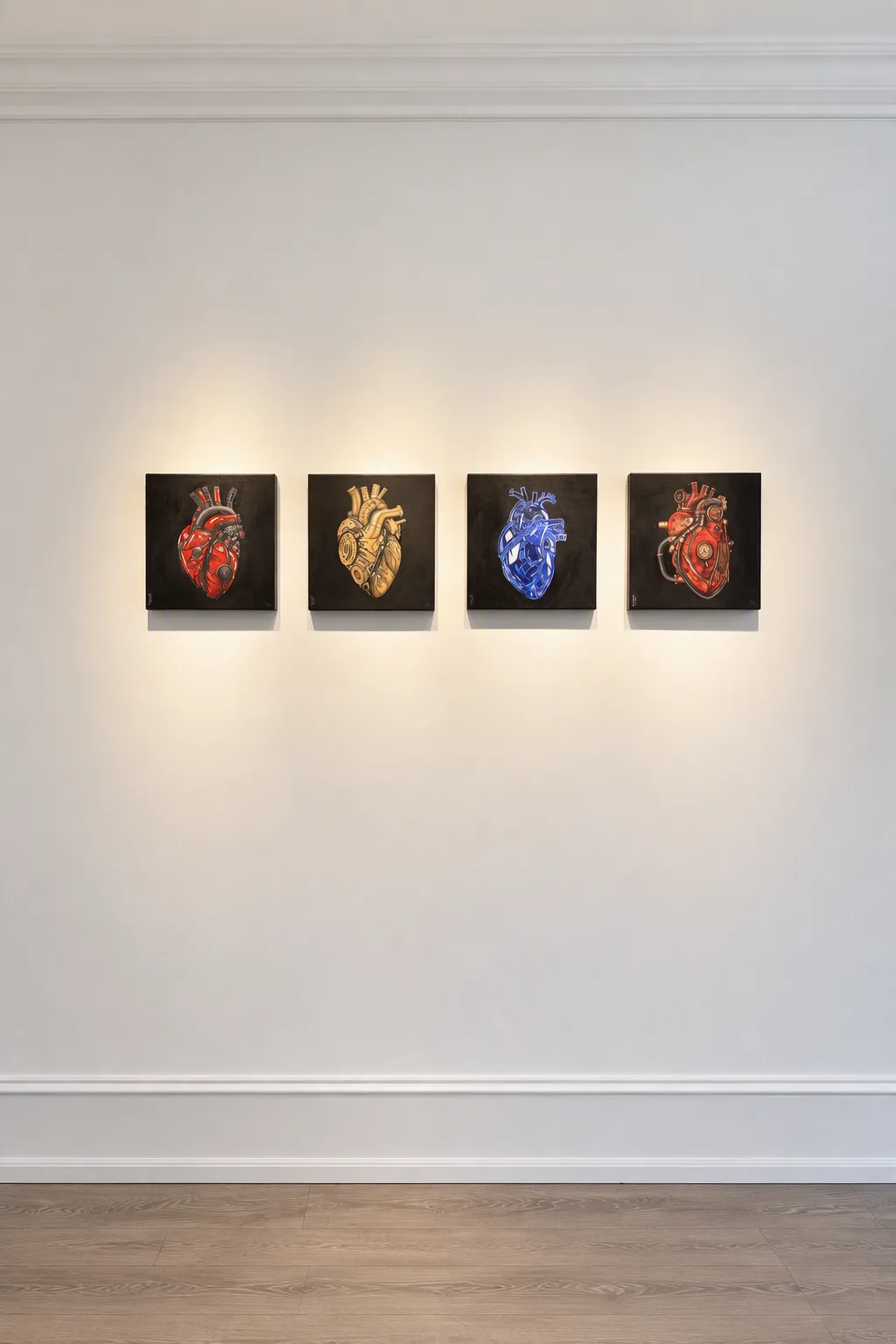 Installation view, Masking the Pulse, Sahar K. Boluki Fine Art Gallery